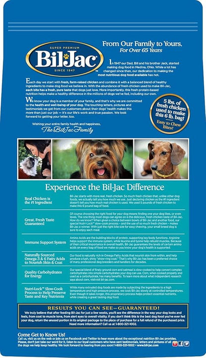 Bil Jac Small Breed Select Dry Dog Food, 6 lb