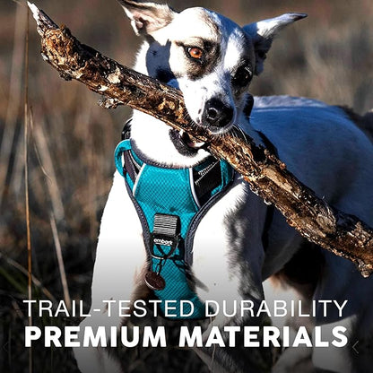 Embark Adventure No-Pull Large Dog Harness – Reflective Trim, Military-Grade Nylon, Front Clip with Gel-Lined Handle