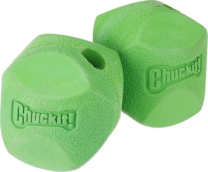 Chuckit! Erratic Ball Dog Toy, Medium (2.5 Inch), Pack of 2 Indoor and Outdoor Dog Toy