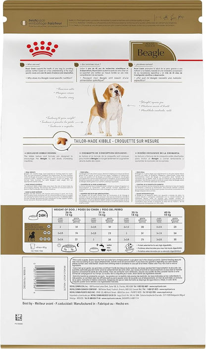 Royal Canin Breed Health Nutrition Beagle Adult Dry Dog Food, 30 lb Bag