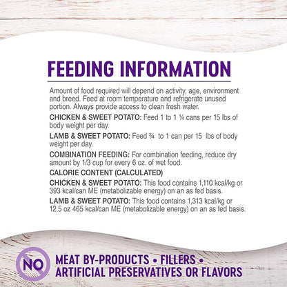 Wellness Complete Health Pate Variety Pack Adult Canned Wet Dog Food, Wholesome Grains, Natural, 12.5 oz, Pack of 6 Cans