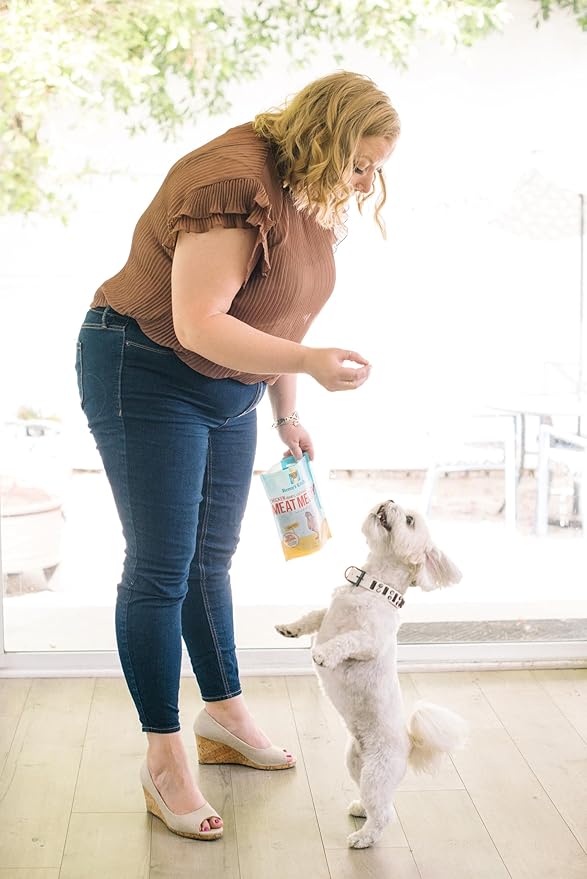 Chicken Meat Medley Freeze Dried Dog Treats USA Sourced and Small Batch Made - Human-Grade, All Natural Dog Treats Without Artificial Preservatives, Grain Free - 3 oz