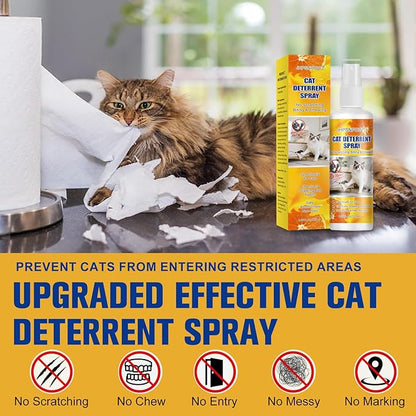 Cat Deterrent Spray for Pee, 2Pack 4oz Dog Urinating Repellent Spray, Anti Scratch Furniture Fabric Protector, Pet Corrector Air Spray for Scratching, Kitten Behavior Training, No Chew Marking Indoor