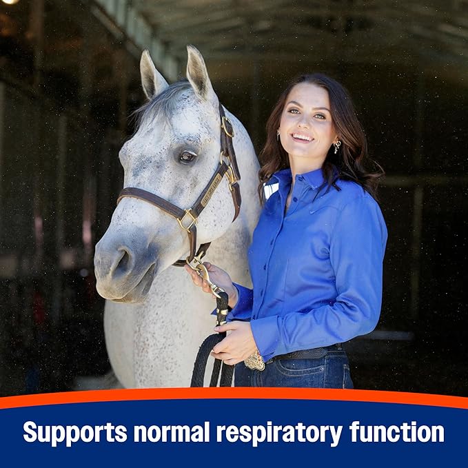 Farnam Cough Free Horse Supplement Pellets, Respiratory Support for Seasonal Allergies, Stable Cough, Lung Support Supplement, Show Safe, Herbal Formula, 2.5 lbs, 70-Day Supply