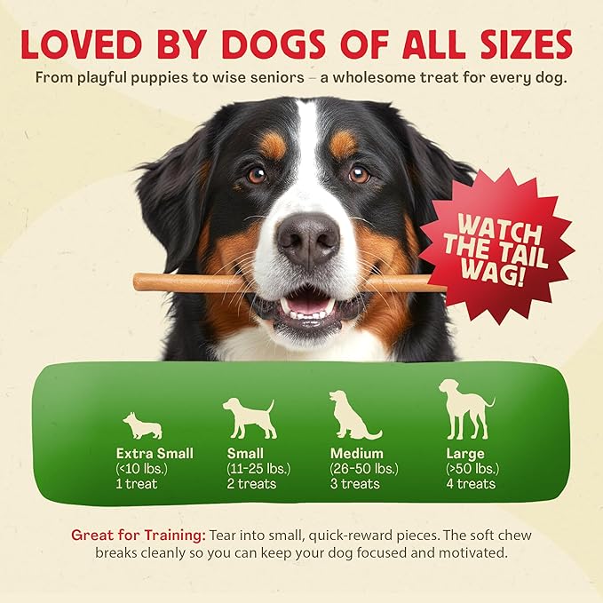 Chewmasters Organic Chicken & Brown Rice Dog Treats, 2 Pound Bag, 100% Organic, Made in The USA, Corn, Soy & Wheat Free, No by-Products, Real Meat Dog Treat