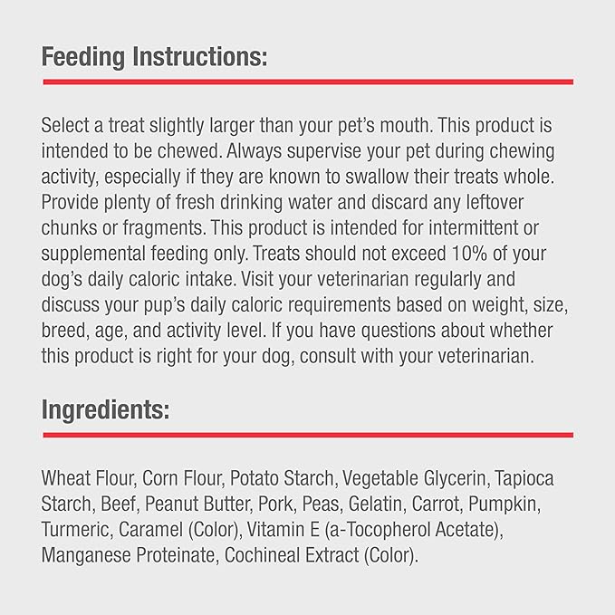 DreamBone Triple Flavor Swirlz No Chicken Added for Dogs, 25 Count, Treat Your Dog to Easy-to-Digest Rawhide-Free Chews Made with Real Beef, Peanut Butter and Pork