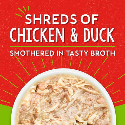 Stella & Chewy's Lil Bites Savory Stews for Small Breeds Chicken & Duck Dinner in Broth, 2.7 Ounce (Pack of 12)