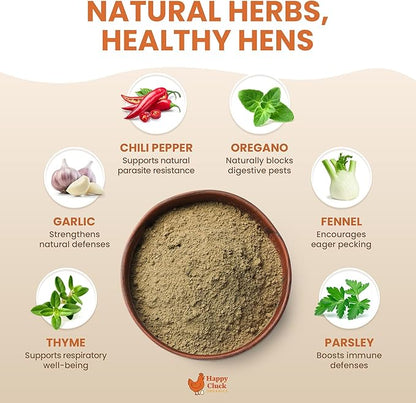 Natural Chicken Dewormer Chili Mix Powder (1 lb) | Herbal Poultry Wormer & Parasite Support for Laying Hens | Egg-Safe Chicken Dewormer for Backyard Flocks | 1 lb Bag