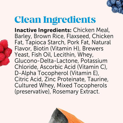 Cat Skin & Coat Health Chews – Crunchy & Creamy Treats with Omegas, Vitamin C & E, Biotin – Soothes Itchy, Dry Skin, Reduces Shedding & Promotes a Shiny Coat – Cat Vitamins (Chicken 90-Day Supply)