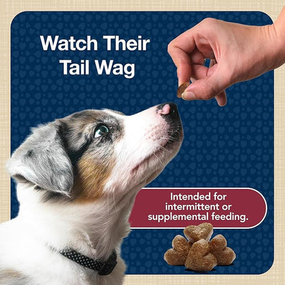 Blue Buffalo Bits Soft Dog Treats for Training,Made with Natural Ingredients & Enhanced with DHA,Beef Recipe,4-oz Bag,(Pack of 2)
