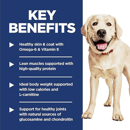 Hill's Science Diet Adult 1-5 Light Large Breed Dry Dog Food, Chicken Meal & Barley, 15 lb. Bag