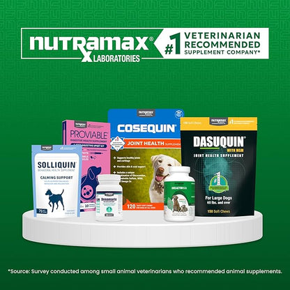 Nutramax Denamarin for Medium Dogs, Liver Health Supplement with S-adenosylmethionine (SAMe) plus Silybin, Liver Support for Dogs, Coated Tablets, 30 Count