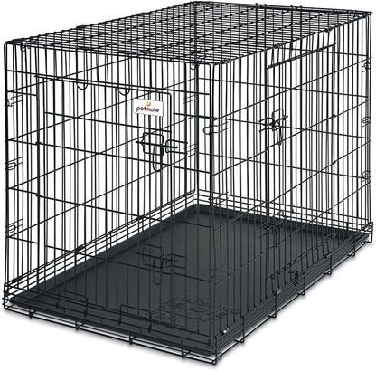 Petmate 38-Inch 2-Door Training Retreats Wire Kennel for Dogs, 70 to 90-Pound