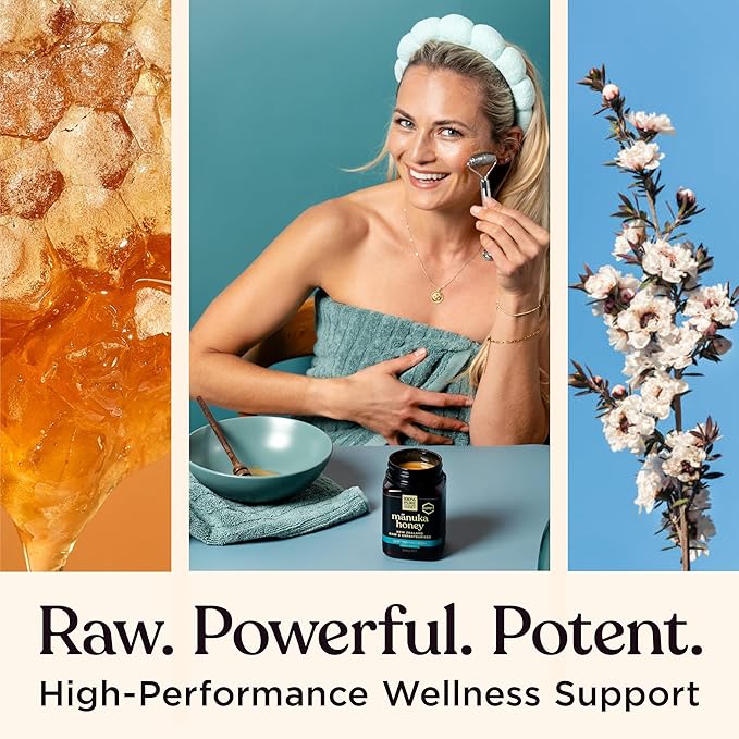 Manuka Honey UMF 20+ MGO 830+ 100% Pure New Zealand Raw & Unfiltered, Certified Award Winning, Silky Smooth Taste & Texture 8.8 Oz
