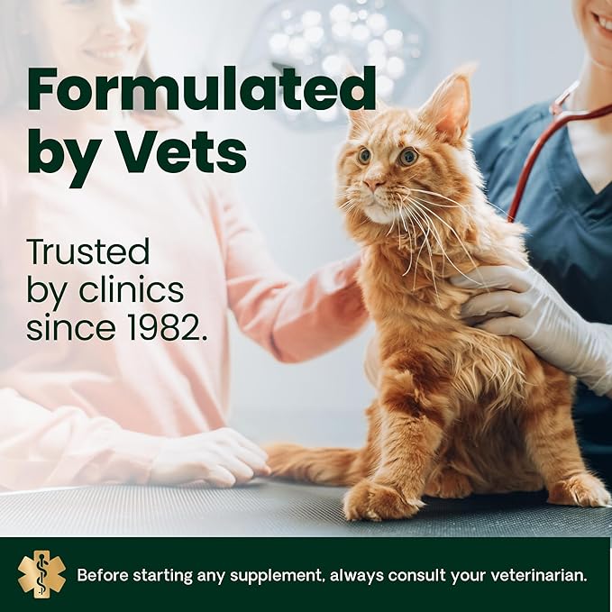 VetriScience Hairball Control Chews for Cats, Omega-3 and Fiber Supplement, Support Digestion and Skin and Coat, Tasty Small Bites, Chicken, 60 Count