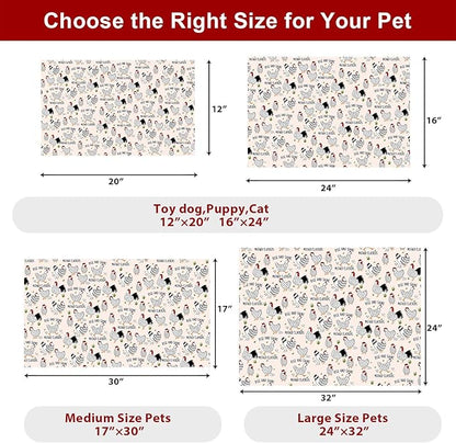 Dog Food Mats for Floors Waterproof Mat for Cat Food and Water Bowls - Absorbent Quick Dry Non Slip Mat for Pet Feeding