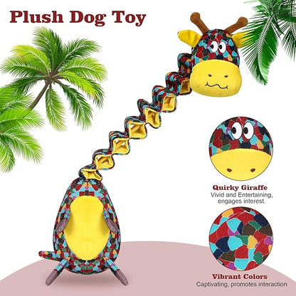 Tough Indestructible Dog Toys for Aggressive Chewers, Durable Dog Chew Toys for Large Breeds With Cotton Material & Crinkle Paper, Aggressive Chew Toys for Dogs