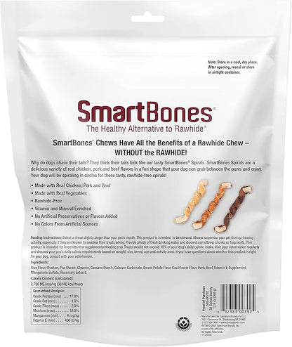 SmartBones Spirals Variety Pack,(Pack of 64)