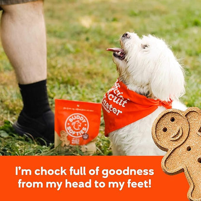Buddy Biscuits Softies Pouch, Soft & Chewy, Natural Peanut Butter Flavor Dog Treats, Oven Baked in The USA, 8 oz (Pack of 3)