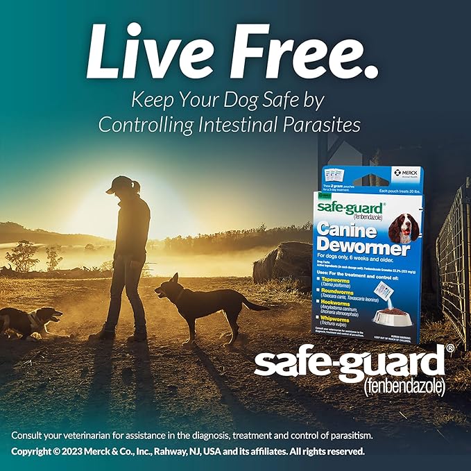 Pro-Sense Safe-Guard 4, Canine Dewormer for Dogs, 3-Day Treatment