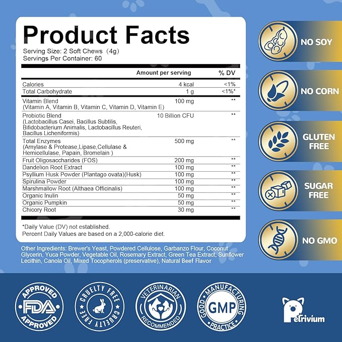 Dogs Allergy & Itch Relief Chews, Dog Probiotics for Skin & Immune Support Helps Relieve Itchy Skin & Ear, Dog Allergy Supplement for Paw Licking, Itching Skin Relief with Colostrum, Fish Oil (Tan)