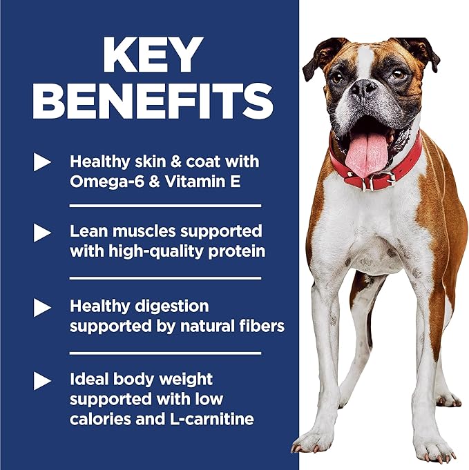 Hill's Science Diet Adult 1-6 Light Dry Dog Food, Chicken Meal & Barley, 15 lb. Bag