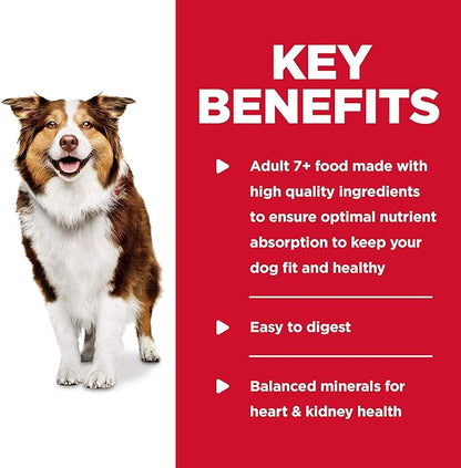 Hill's Science Diet Adult 7+ Wet Dog Food, Beef & Barley, 5.8 oz. Cans, 24-Pack