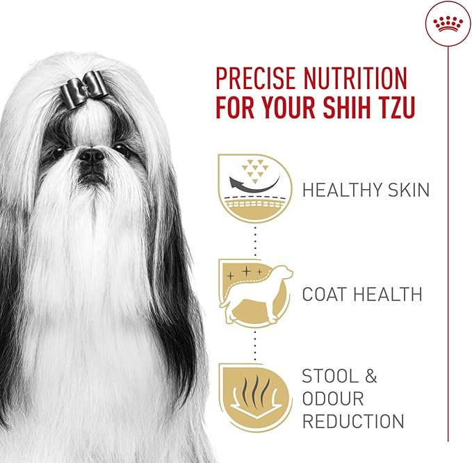 Royal Canin Breed Health Nutrition Shih Tzu Adult Dry Dog Food, 10 lb Bag