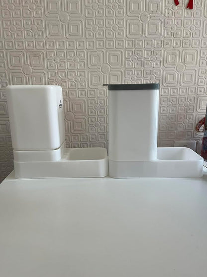 Automatic Pet Feeders Automatic Dog Food and Water Dispenser Water Dispenser for Dogs Gravity Water Dispenser Cat Feeders Automatic Cat Food Dog Water and Food Dispenser Gravity Pet Water Dispenser