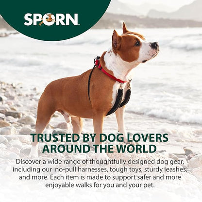 Sporn Original Dog Halter, No Pull Dog Harness, Durable Nylon Collar with Padded Restraint Sleeves for Extra Large Breeds, No Choke Design, Adjustable Fit, Easy On/Off, Blue, X-Large