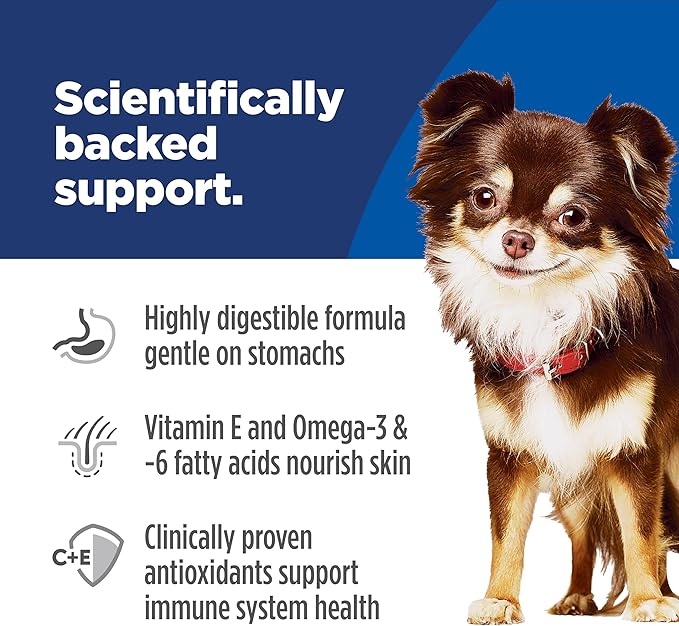 Hill's Science Diet Adult Sensitive Stomach & Skin Small & Mini Dry Dog Food, Chicken, 4 lb. Bag (Updated Formula)