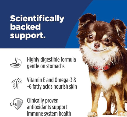 Hill's Science Diet Adult Sensitive Stomach & Skin Small & Mini Dry Dog Food, Chicken, 15 lb. Bag (Updated Formula)