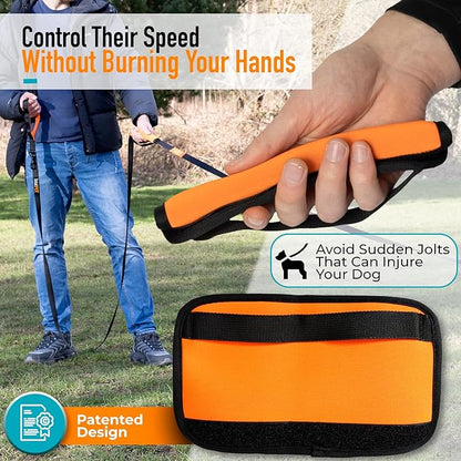100ft Long Leash for Dogs - Long Line Dog Leash for Training Recall/Commands at Distance - Nylon, Heavy Duty - Ideal for Large & Small Breeds