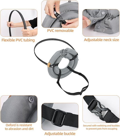Blind Dog Bumper,Harness Guiding Device for Blind Dog,Pet Anti-Collision Ring for Protective&Build Confidence,Blind Dog Accessories-