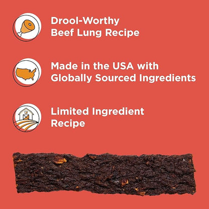 BIXBI Skin & Coat Support Beef Liver Jerky Dog Treats, 12 oz - USA Made Grain Free Dog Treats - Antioxidant Rich to Support Shiny, Full Bodied Coats - High in Protein, Whole Food Nutrition, No Fillers