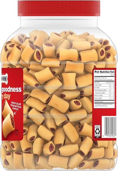 Milk-Bone MaroSnacks Small Dog Treats with Real Bone Marrow, 40 Oz. Canister