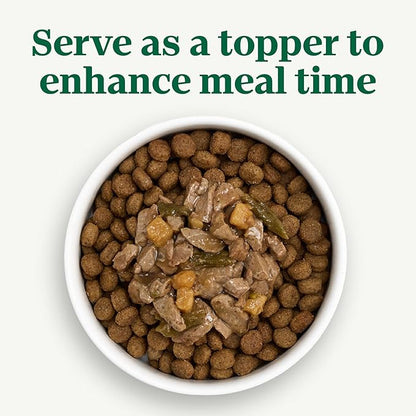 Nutro Hearty Stew Canned Wet Dog Food, Natural Grain Free Dog Food Wet Cuts in Gravy Roasted Turkey with Green Bean & Sweet Potato Stew, 12.5 oz. Cans (12 Count, Pack of 2)