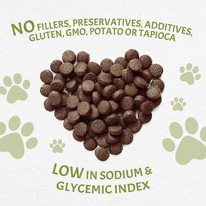 Canine Caviar - Small Breed: Chicken & Whole Ground Oats, Alkaline Dry Dog Food, Limited Ingredients, Gluten-Free, Based on Science & Research, Veterinary Alternative Diet (11 Pound Bag)