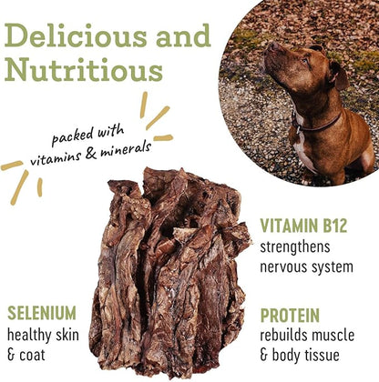 Farm Hounds - Beef Lung - Premium Natural Beef Lung Jerky for Dogs - Made from 100% Humanely Raised Cattle - Organ Treat - Great for Training & Treats - No Added Fillers - Made in USA - 2 oz - 2 Pack