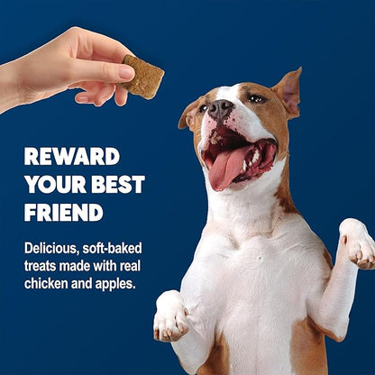 Blue Buffalo BeneBars Digestive Support Dog Treats with Prebiotic Fiber,Made with Natural Ingredients,USA Chicken & Apple,9-oz Bag,(Pack of 2)
