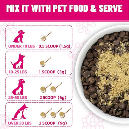 Just Try 7OZ Taurine for Cats & Dogs with CoQ10 - Heart Supplement Powder Support Heart, Vision and Immune System Health