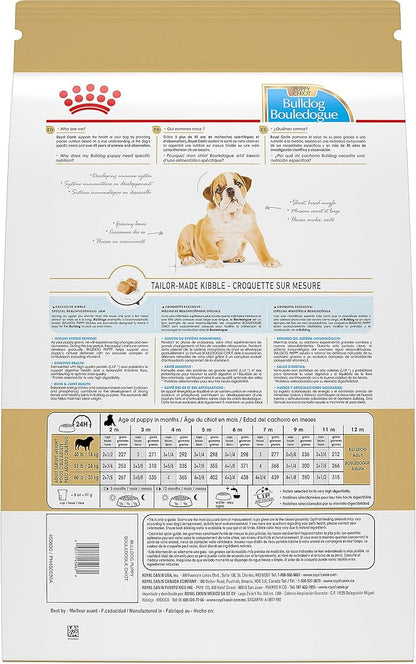 Royal Canin Breed Health Nutrition Bulldog Puppy Dry Dog Food, 6 lb Bag