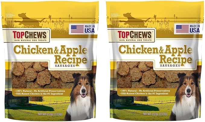 Chicken & Apple Sausages 2Pack (40 Ounces Each)
