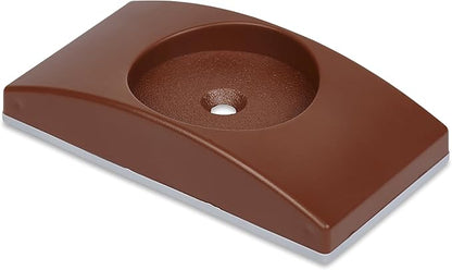 Wall Nanny - Baby Gate Wall Protector (Made in USA) Protects Walls and Doorways from Pet Gates - for Pressure Mounted Indoor Safety Baby Gates - Brown