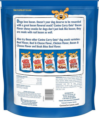 Canine Carry Outs Bacon Flavor Dog Treats, 47oz Bag