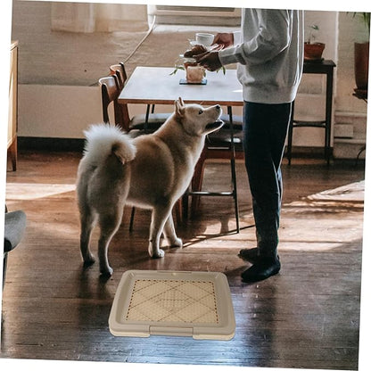 BESPORTBLE Small Thickened Puppy Toilet Tray Indoor PET Training Toilet Non-Slip Design Easy to Clean Household Dog Tray for Potty Training