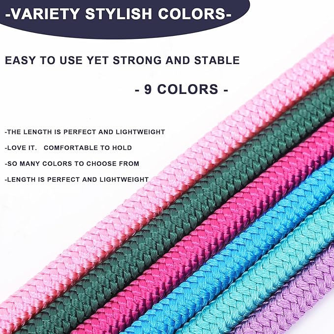 Slip Lead Dog Leash Slip Lead 6 FT Dog Training Leash 9 Colors Slip Leads for Dogs Dog Leashes for Medium Dogs No Pull Dog Leash Black