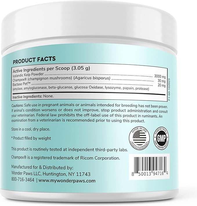 Goat Milk Powder Plus Plaque Defense Powder - for Dog’s Digestion, Skin Health & Oral Health – Goat Milk 90 Scoops – Plaque Defense 60 Scoops