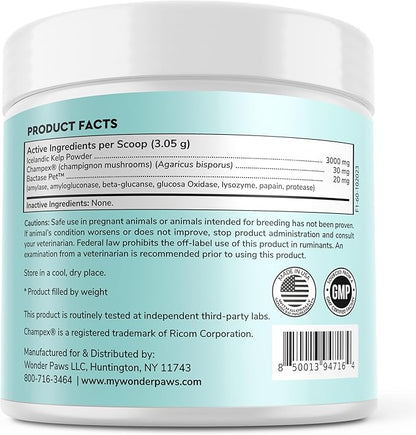 Goat Milk Powder Plus Plaque Defense Powder - for Dog’s Digestion, Skin Health & Oral Health – Goat Milk 90 Scoops – Plaque Defense 60 Scoops