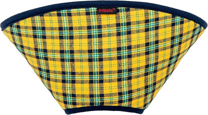 Puppia Charlie Cone Collar for Dogs After Surgery Fashionable Comfortable Pet Recovery Collar Elizabethan Dog Collar, Yellow, Large